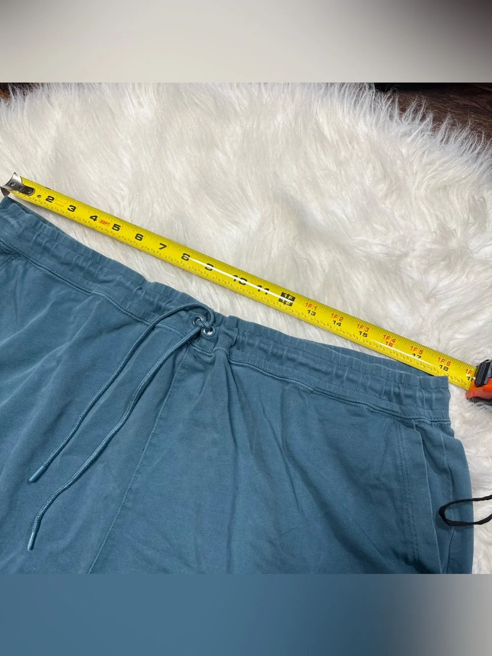 Nike Women's Teal Knit Drawstring Athletic Shorts size Women’s XXL